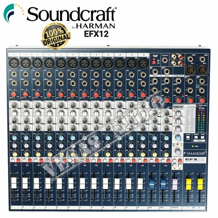 SOUNDCRAFT EFX12 mixer audio 12 channel Original
