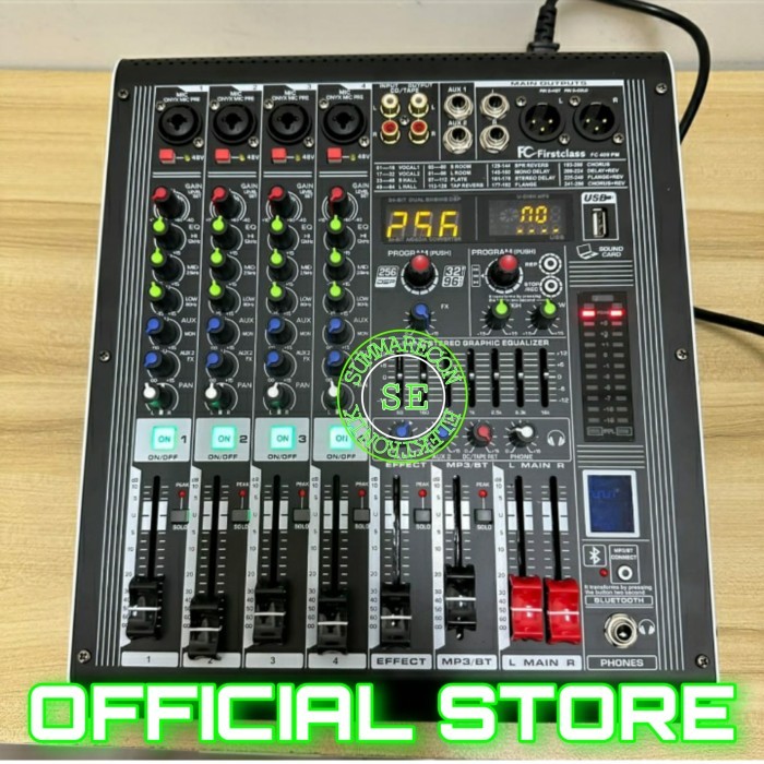 power mixer 4 channel firstclass fc409 power mixer karaoke