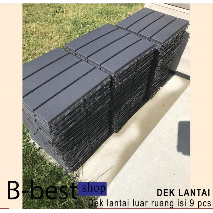 Dek Lantai Luar Ruang / Outdoor Floor Decking Set 9 Pcs