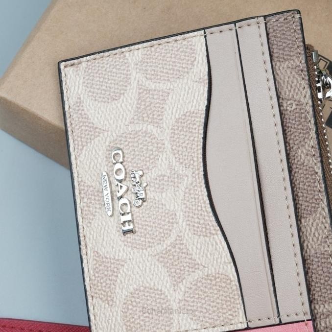 

Baru | Coch Large Card Case In Blocked Signature Canvas