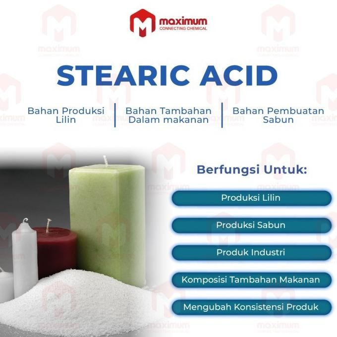 

BIG SALE STEARIC ACID 1 KG - ASAM STEARAT 1 KG !!!!!