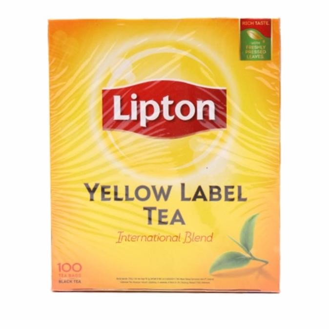 

READY STOCK LIPTON YELLOW LABEL 100 TEA BAG NON ENVELOPE !!!!!