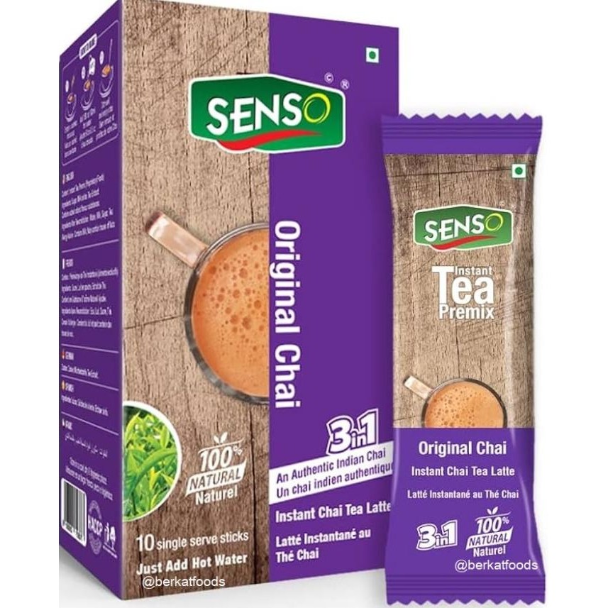 

BIG SALE INSTANT ORIGINAL TEA SENSO INDIA / KARAK CHAI PLAIN / TEH SUSU POLOS !!!!!