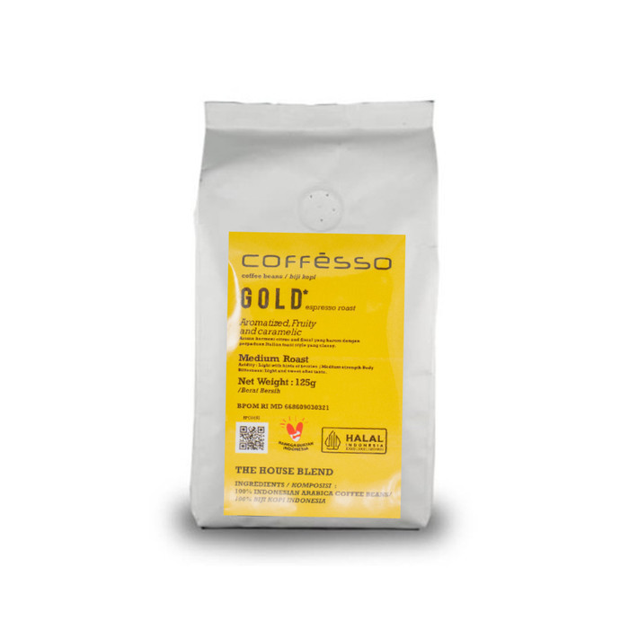 

Coffesso Beans Gold Blend 500 Gr