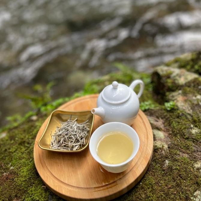 

READY STOCK [ PASARTEH ] SILVER NEEDLE WHITE TEA | TEH PUTIH | SILVER NEEDLE !!!!!