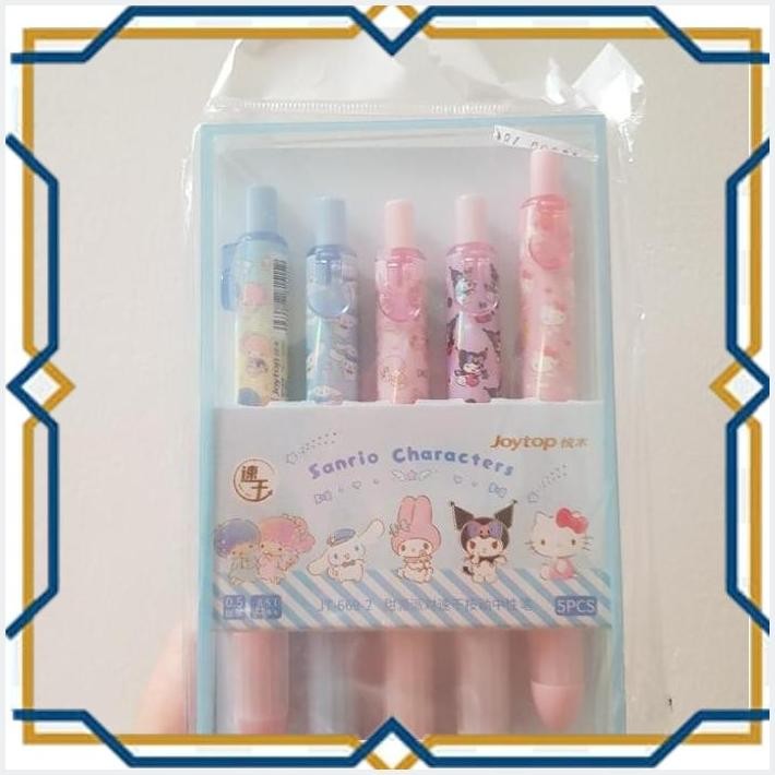 

[DOL] PEN SANRIO CHARACTER SET ISI 5 PCS