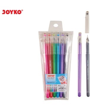 

BERAGAM JOYKO GEL PEN GPC - 315 (DIAMOND ART 2) 6 COLORS EO6