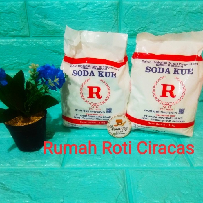 

SODA KUE 1KG BAKING SODA SODIUM BECARBONATE R BKN HAMMER KUPU