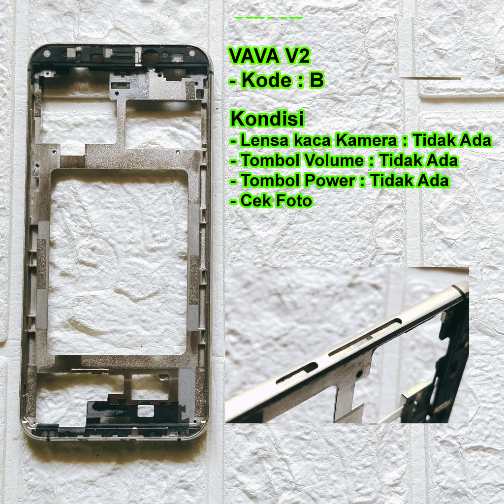 Frame Tulang Tengah Vava V1 Tatakan LCD copotan