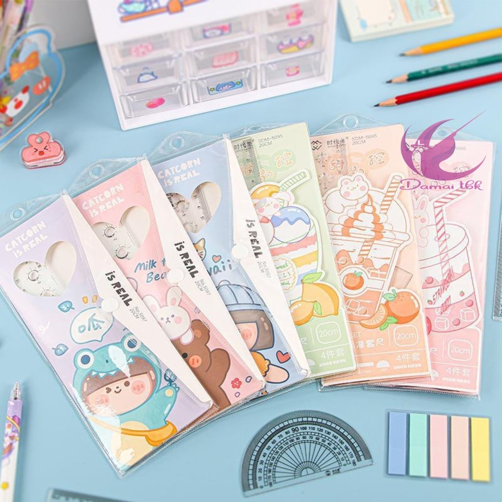 

Penggaris Set V Tec / Set Penggaris Sekolah 4 in 1