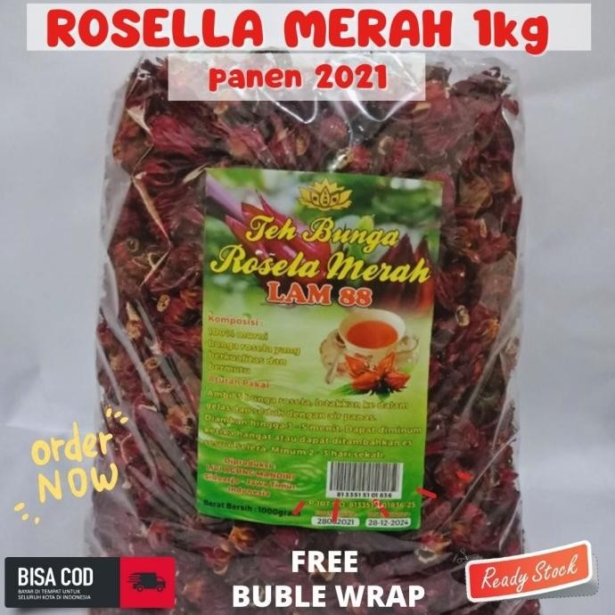 

NEW PRODUK BUNGA ROSELLA KERING 1KG !!!!!