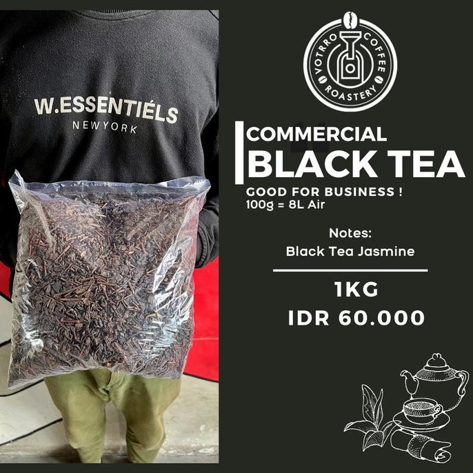 

NEW PRODUK COMMERCIAL BLACK TEA JASMINE // TEH ASSAMICA BLACK TEA - 1KG !!!!!
