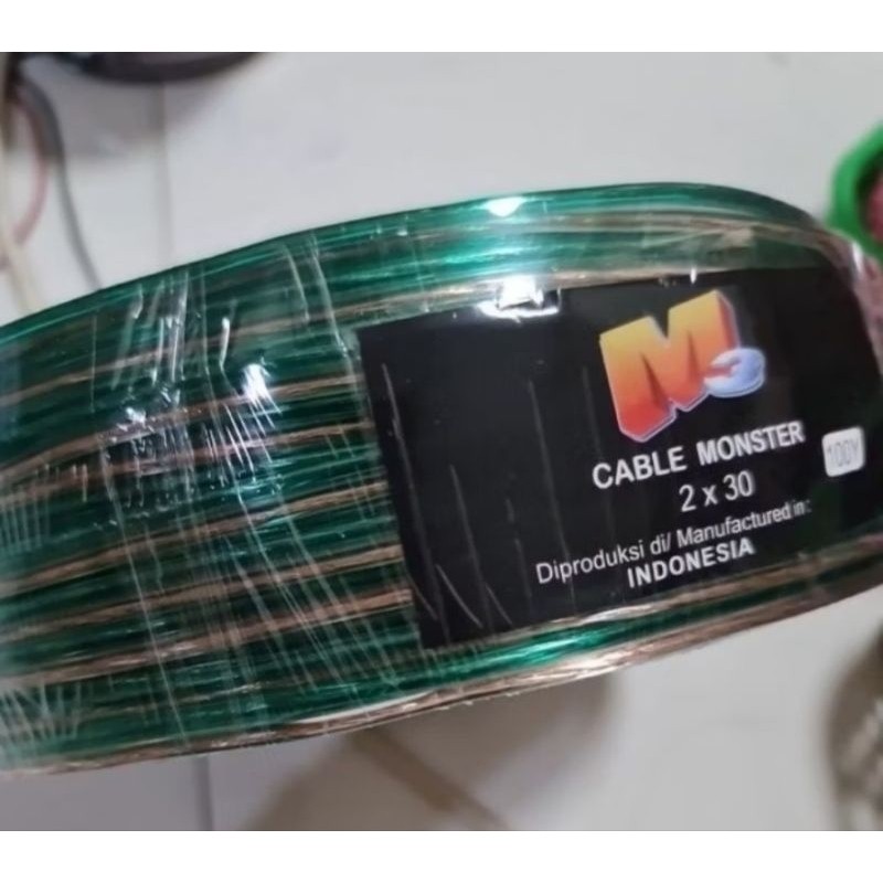 KABEL MONSTER/KABEL TRANSPARAN/KABEL BENING/ KABEL SERABUT/KABEL AUDIO