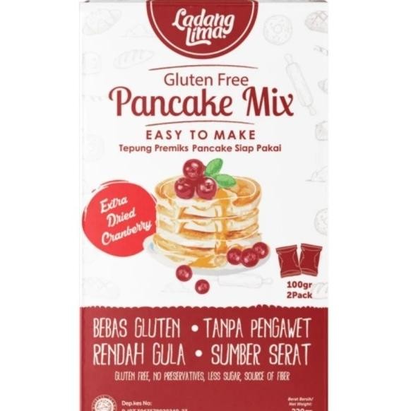 

[Flourr] Ladang Lima Pancake X Gluten Free 220 Gr | Tepung Pancake