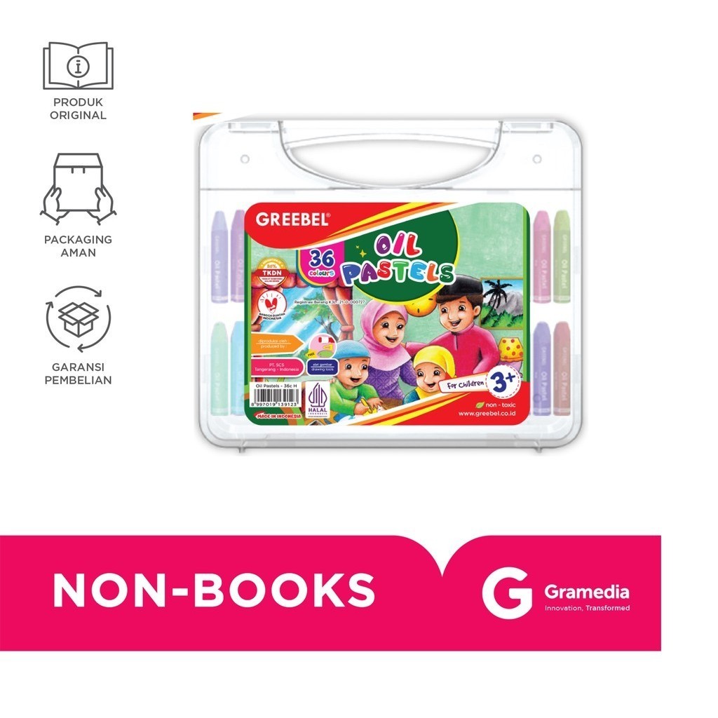

Gramedia Cirebon - GREEBEL OIL PASTEL PP - 36C HL