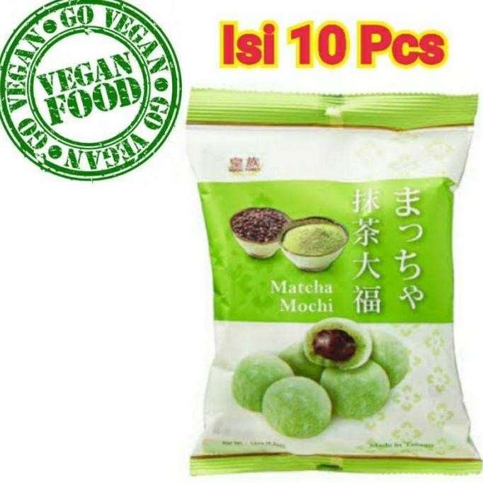 

[Vegan] Royal Family Kue Mochi Rasa Matcha Green Tea