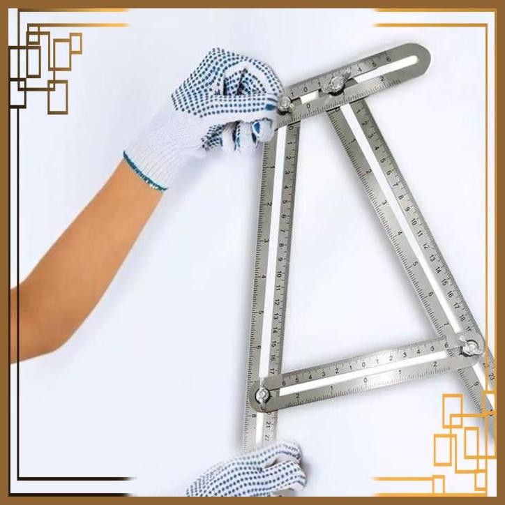 

[WMG] Penggaris siku lipat Ukur 4 Sisi Angleizer Empat Sudut Angle Izer