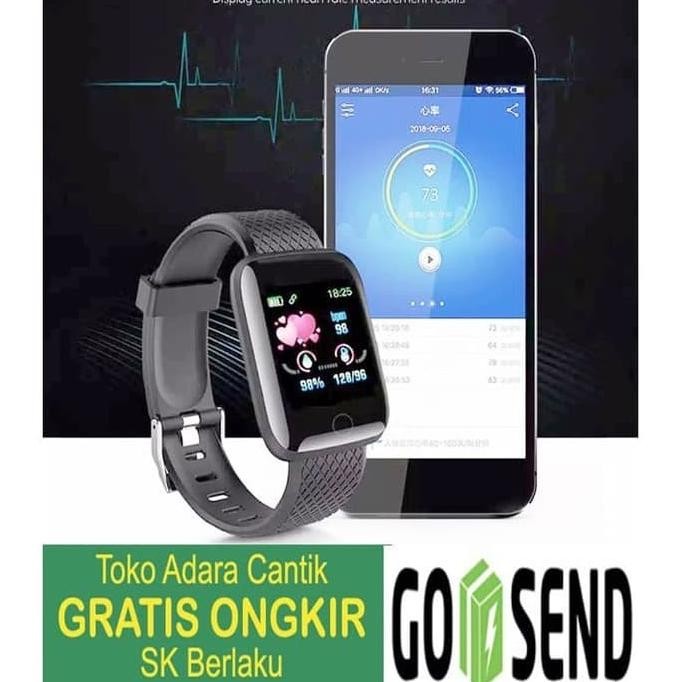 TensiMeter Digital Pulse Oximeter SpO2 Jantung Pedometer Smart Watch