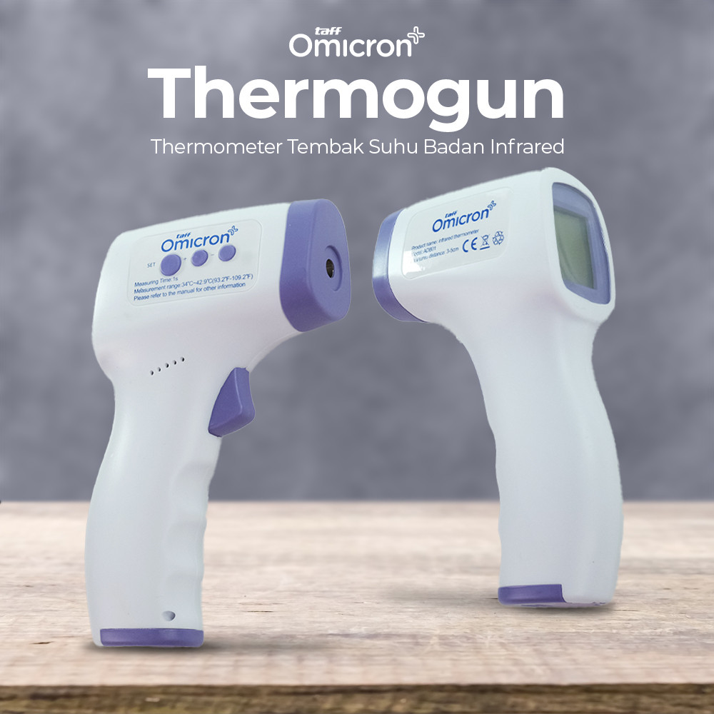 Termometer Tembak Suhu Tubuh Infrared Thermogun