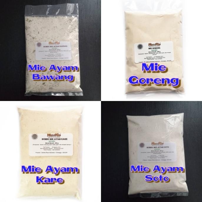 

[PER PCS] Bumbu Mie Ayam Bawang Non MSG Rasakoe 250gr