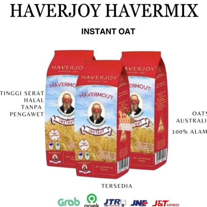 

Haverjoy Havermout 500gr Australian Oat Meal Sarapan Instant Oat