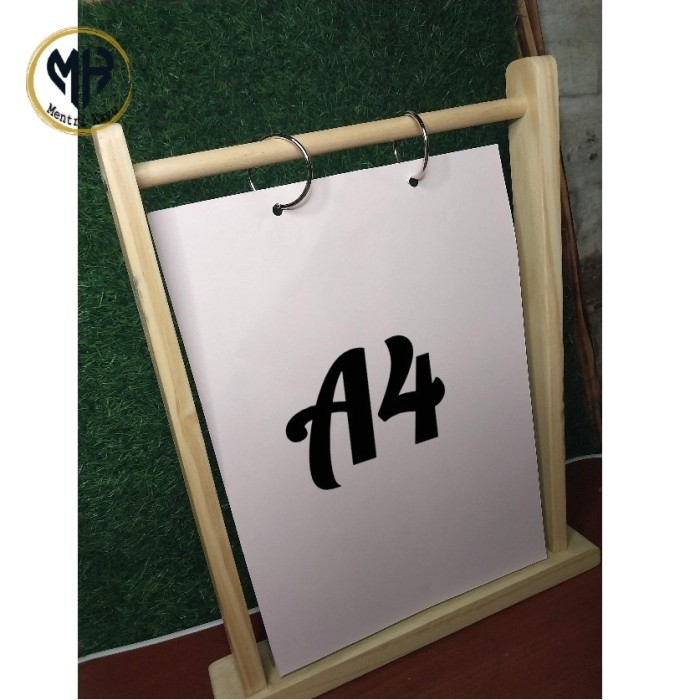 

Promo Stand menu kayu ukuran a4|gantungan kalender harian|tempat nomor meja Elegan