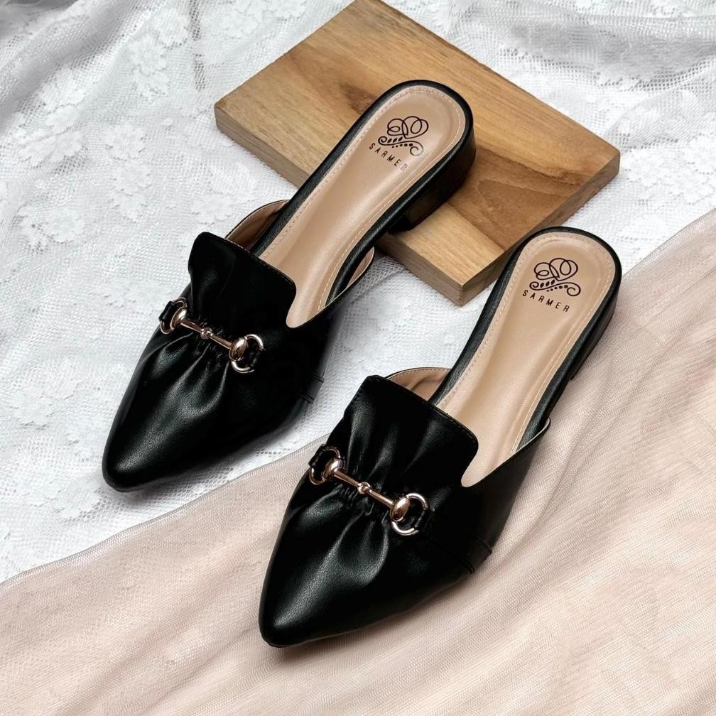 SALE SARMER - VALERIE HEELS 3CM BLACK ku-143