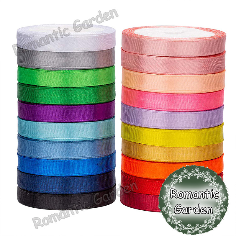 

6mm(1/4 inch) Pita Satin / Hadiah Kemasan Pita Bunga /DIY Bunga Buatan