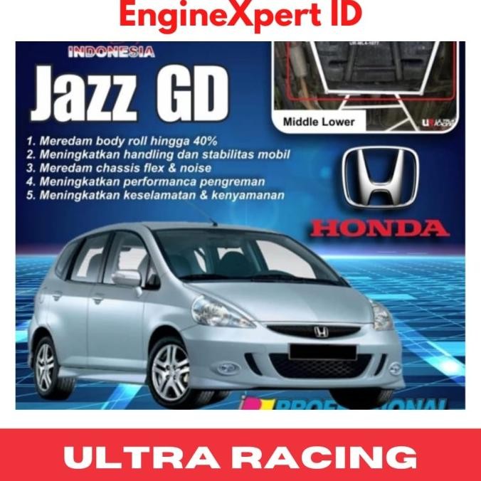 Aksesoris Stabiliser Strutbar Ultra Racing Middle Lower Jazz Gd Gd3