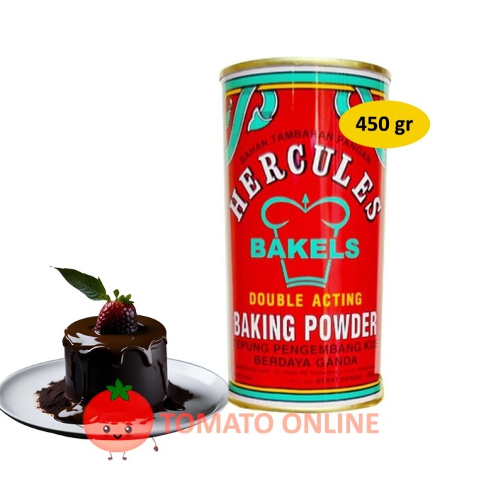 

Hercules Baking Powder Tepung Pengembang Kue 450 gram gr G / 450gr