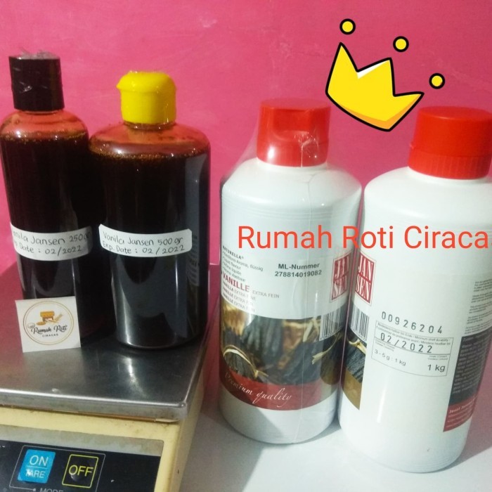 

VANILA JANSEN EXTRACT 100 GR BOTOL PERASA VANILLA VANILI KUE CAKE