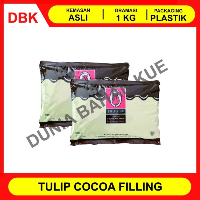 

TULIP CHOCOLATE FILLING / ISIAN ROTI/ ISIAN COKLAT / SELAI COKLAT 1 KG