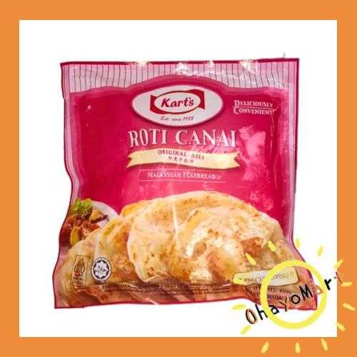 

Karts Roti Canai Original / Roti Maryam / Tossed Flatbread Halal 580gr