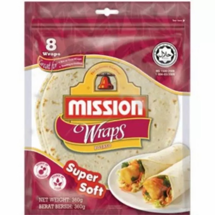 

Mission Wrap Potato Super Soft 8pack 360gr