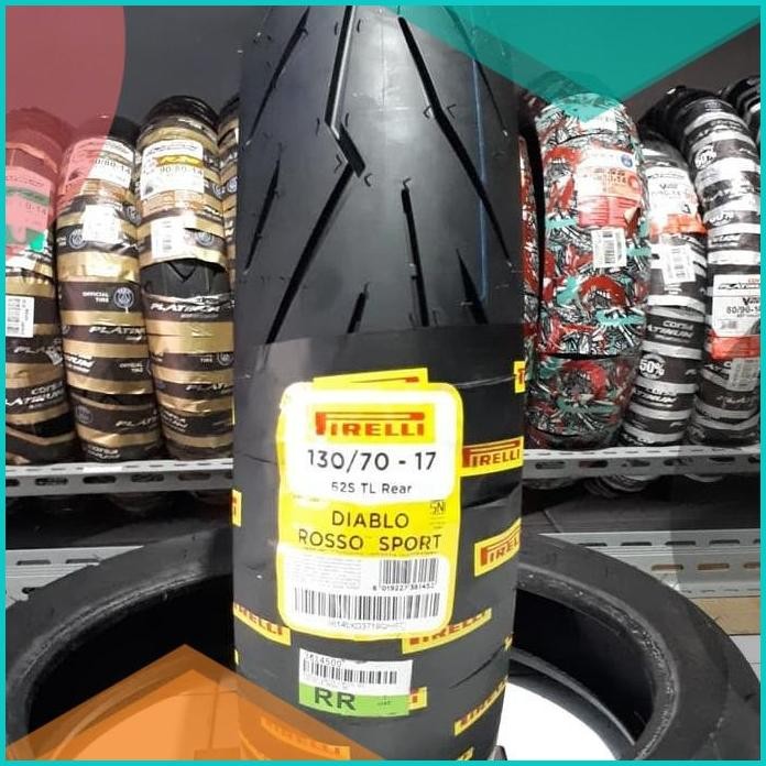 Ban Pirelli Diablo Rosso Sport 130/70-17 Tubeless GSX CBR 150 R15 140