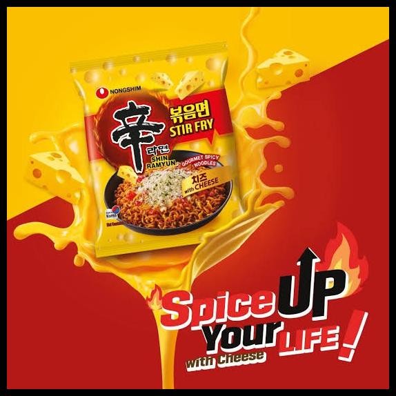 

[Logo Halal] Nongshim Shin Stir Fry Noodle With Cheese - Stir Fried