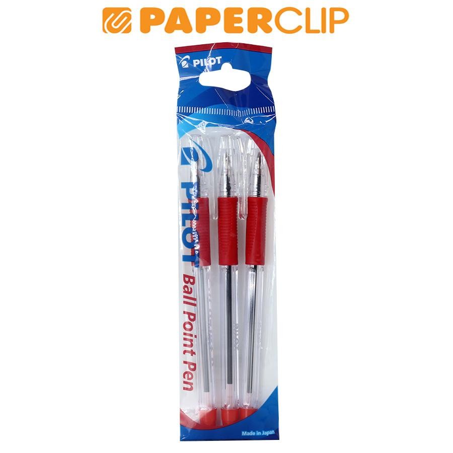 

Gramedia Cirebon - PILOT BALLPEN BPP-GPL FINE 0.7 SET 3 RED