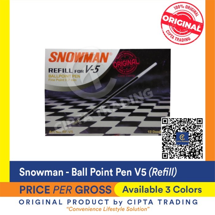 

Ready Snowman Refill V5 (Big Pack/ Per Gross)