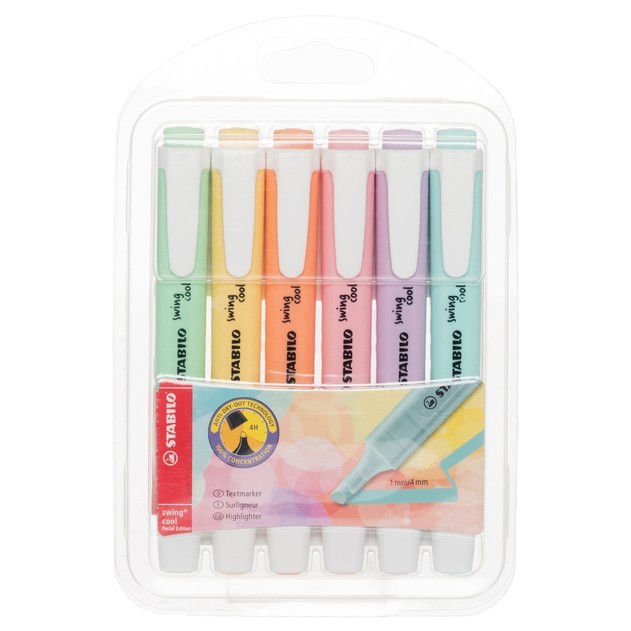 

Ready Stabilo Swing Cool Pastel Wallet Set 6