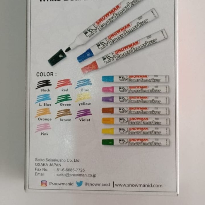 

Ready snowman white board marker