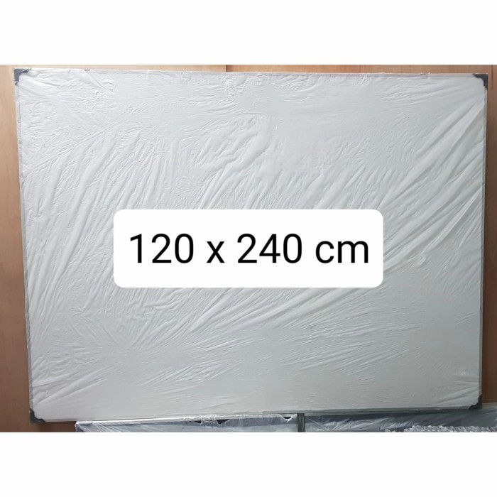 

Ready Papan tulis 120x240 cm whiteboard dan blackboard 2 sisi