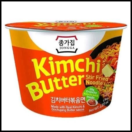 

[138Gr] Jongga Kimchi Butter Noodle - Mie Instan + Kimchi Asli Korea