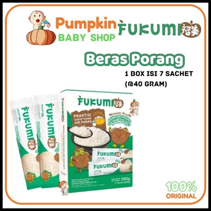 

Fukumi Beras Porang Kemasan Box Isi 7Sachet