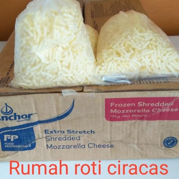 

Mozzarella Parut 500Gr Anchor Keju Shredded Cheese 500 Gr Repa