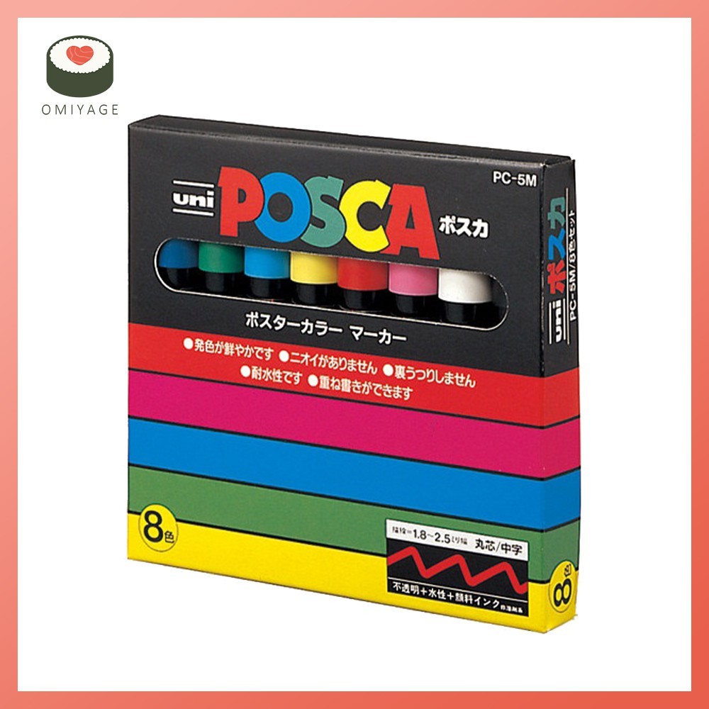 

Set Uni-Ball POSCA Medium Point 8 Warna Pc5M8C st508 |7jeVDE7I|