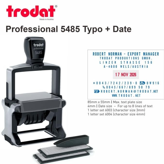 

Stempel Trodat 5485 - Professional Typo Bentuk Persegi Pakai Tanggal Tersedia
