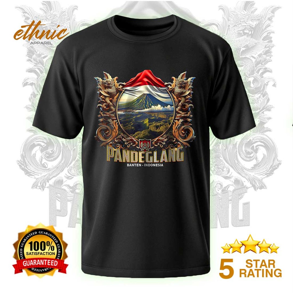 T-shirt Kaos Distro PANDEGLANG - BANTEN - Premium Quality - PDGX1
