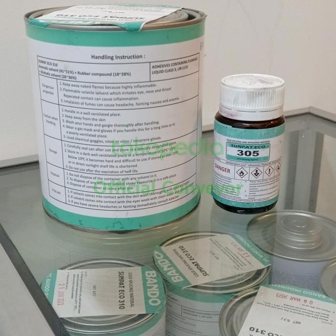 Sunpat Eco 310 Lem Bando Sambung Karet Conveyor