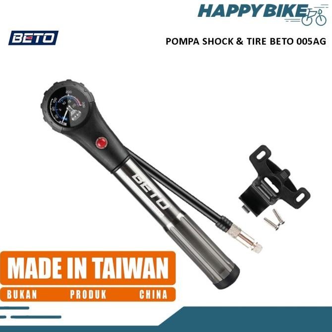 Beto Mini Pump Sp-005Ag Pompa Shock Sepeda Mtb Downhill Bmx Alloy