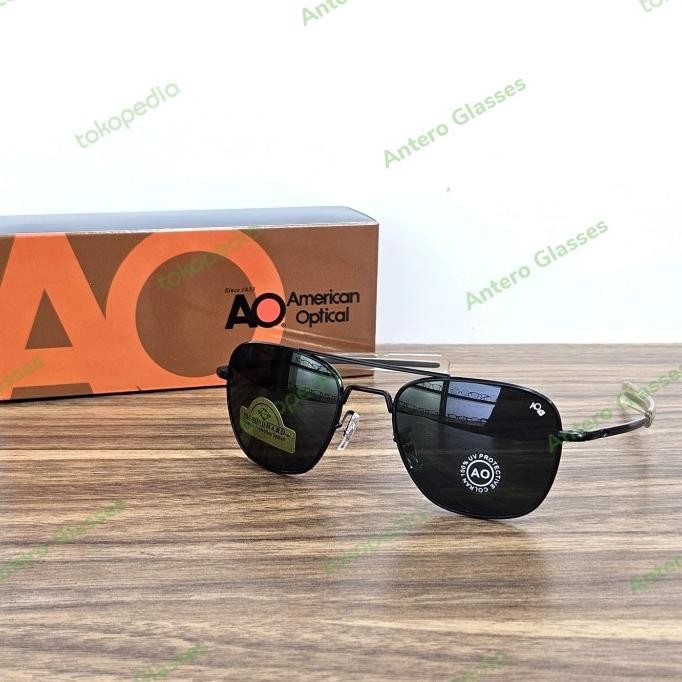 Kacamata Aviator Grade Original American Optical Lensa Kaca